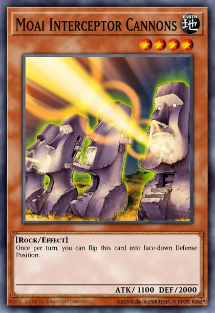 Moai Interceptor Cannons, Structure Deck: Invincible Fortress SD7-EN011