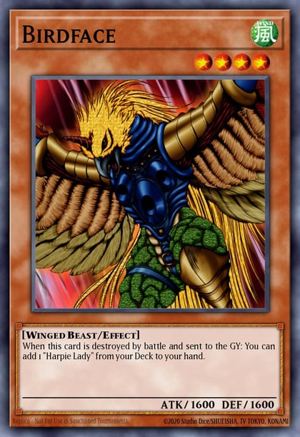 Birdface, Structure Deck: Lord of the Storm SD8-EN009