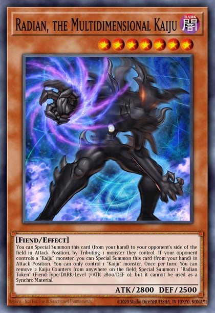 Radian, the Multidimensional Kaiju, Structure Deck: Albaz Strike SDAZ-EN010