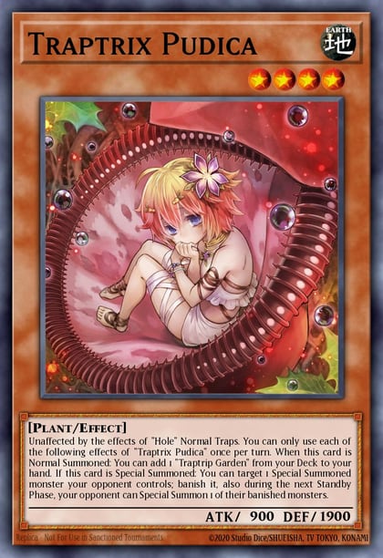 Traptrix Pudica, Structure Deck: Beware of Traptrix SDBT-EN001
