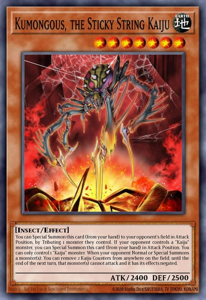 Kumongous, the Sticky String Kaiju, Structure Deck: Beware of Traptrix SDBT-EN010