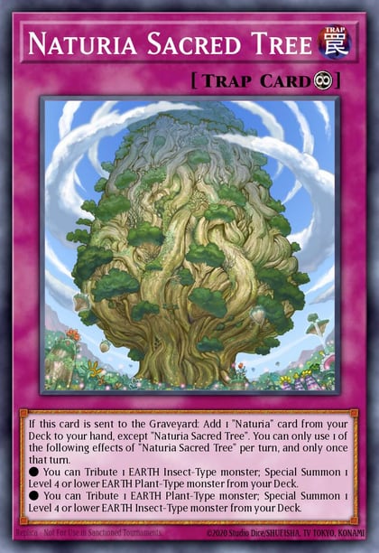 Naturia Sacred Tree, Structure Deck: Beware of Traptrix SDBT-EN037