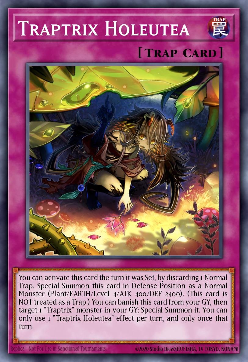 Traptrix Holeutea, Structure Deck: Beware of Traptrix SDBT-EN046