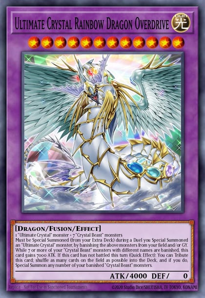 Ultimate Crystal Rainbow Dragon Overdrive, Structure Deck: Legend of the Crystal Beasts SDCB-EN042