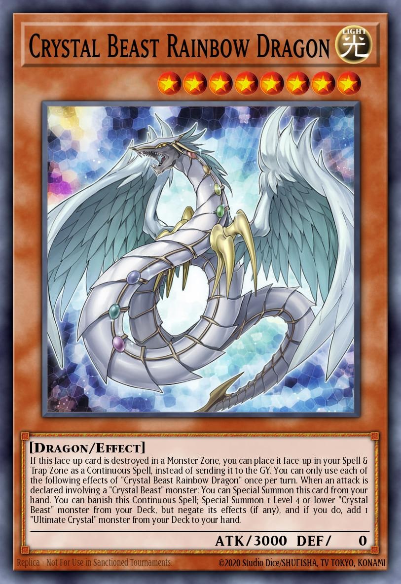 Crystal Beast Rainbow Dragon, Structure Deck: Legend of the Crystal Beasts SDCB-EN044