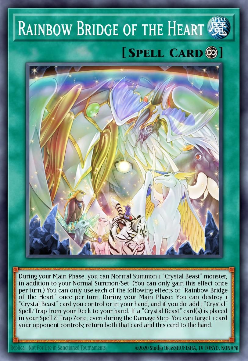 Rainbow Bridge of the Heart, Structure Deck: Legend of the Crystal Beasts SDCB-EN045
