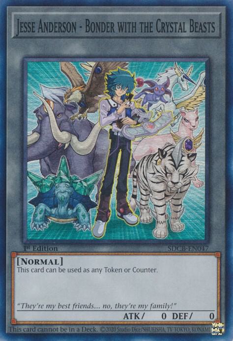 Jesse Anderson - Bonder with the Crystal Beasts, Structure Deck: Legend of the Crystal Beasts SDCB-EN047