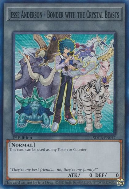 Jesse Anderson - Bonder with the Crystal Beasts, Structure Deck: Legend of the Crystal Beasts SDCB-EN047