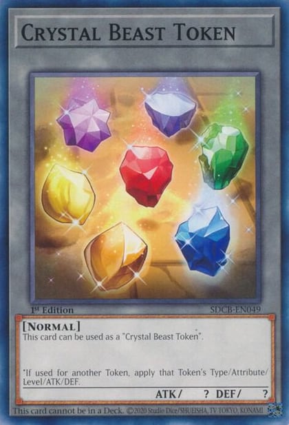 Crystal Beast Token, Structure Deck: Legend of the Crystal Beasts SDCB-EN049