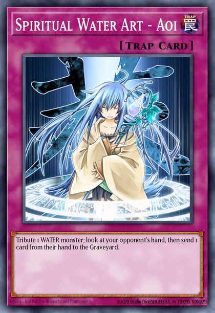 Spiritual Water Art - Aoi, Structure Deck: Spirit Charmers SDCH-EN031