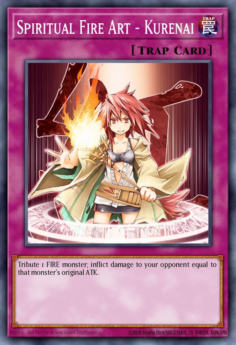 Spiritual Fire Art - Kurenai, Structure Deck: Spirit Charmers SDCH-EN032