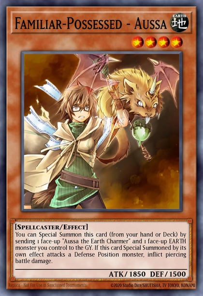 Familiar-Possessed - Aussa (Alternate Art), Structure Deck: Spirit Charmers SDCH-EN037