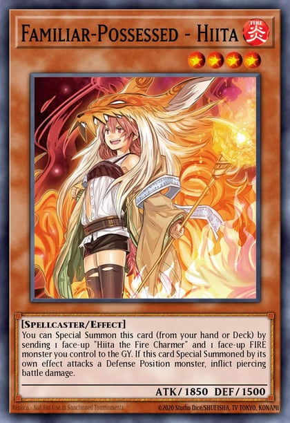Familiar-Possessed - Hiita, Structure Deck: Spirit Charmers SDCH-EN039