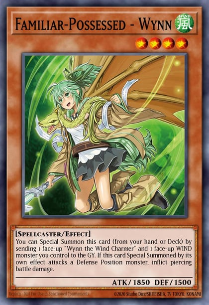 Familiar-Possessed - Wynn (Alternate Art), Structure Deck: Spirit Charmers SDCH-EN040