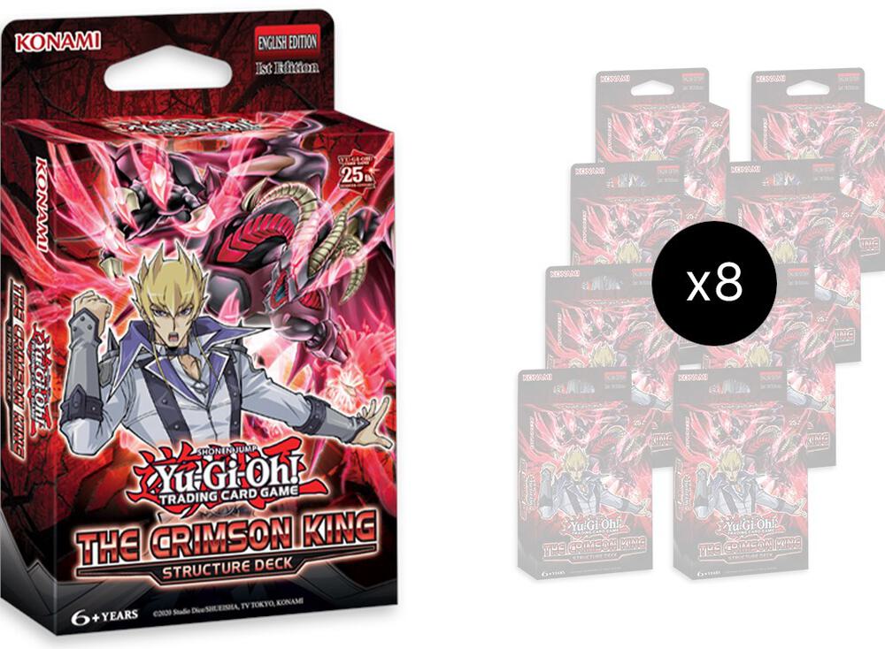 The Crimson King Structure Deck Display [1st Edition], Structure Deck: The Crimson King P497833