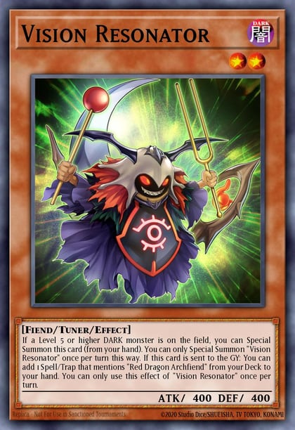 Vision Resonator, Structure Deck: The Crimson King SDCK-EN002