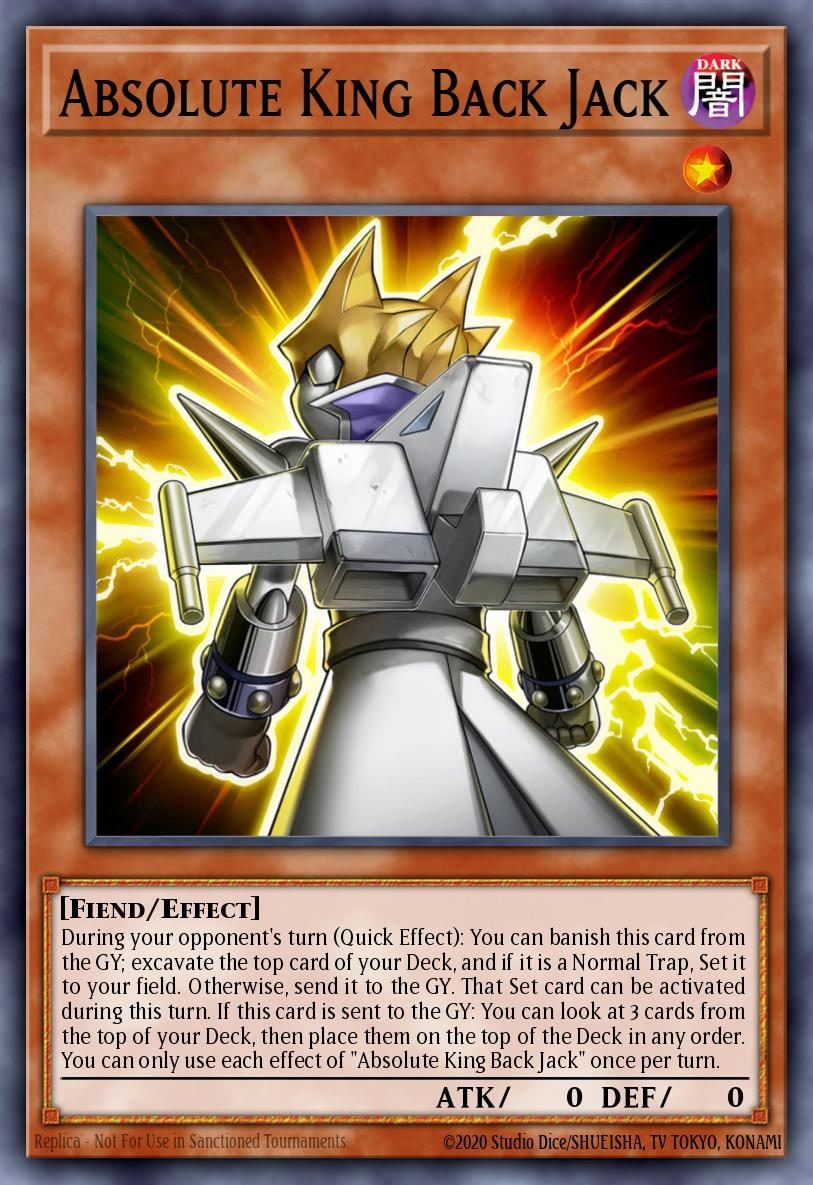 Absolute King Back Jack, Structure Deck: The Crimson King SDCK-EN016