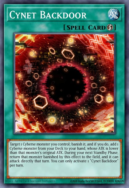 Cynet Backdoor, Structure Deck: Cyberse Link SDCL-EN023