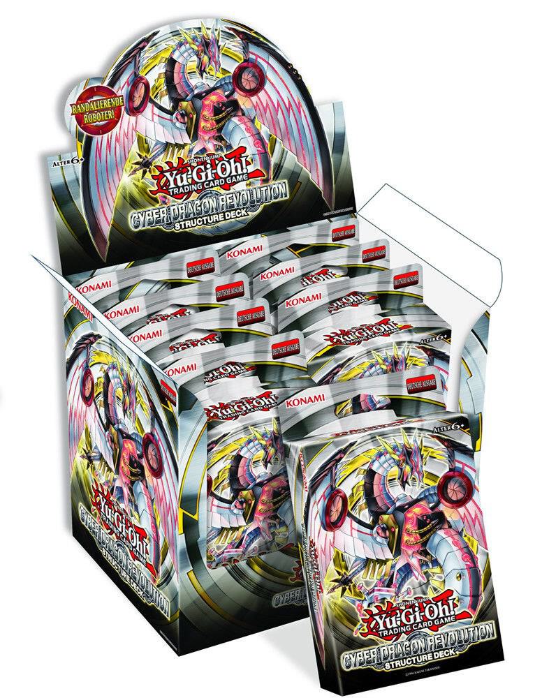 Cyber Dragon Revolution Structure Deck Display [Unlimited Edition], Structure Deck: Cyber Dragon Revolution P79521