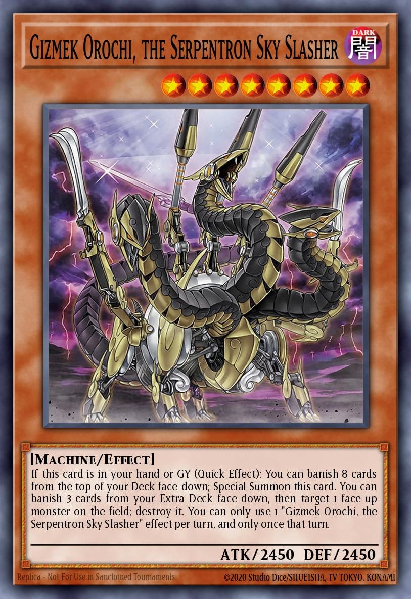 Gizmek Orochi, the Serpentron Sky Slasher, Structure Deck: Cyber Strike SDCS-EN020