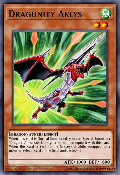 Dragunity Aklys, Structure Deck: Dragunity Legion SDDL-EN003