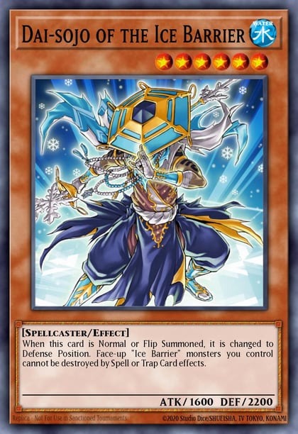 Dai-sojo of the Ice Barrier, Structure Deck: Freezing Chains SDFC-EN014