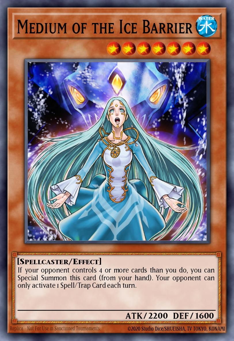 Medium of the Ice Barrier, Structure Deck: Freezing Chains SDFC-EN016
