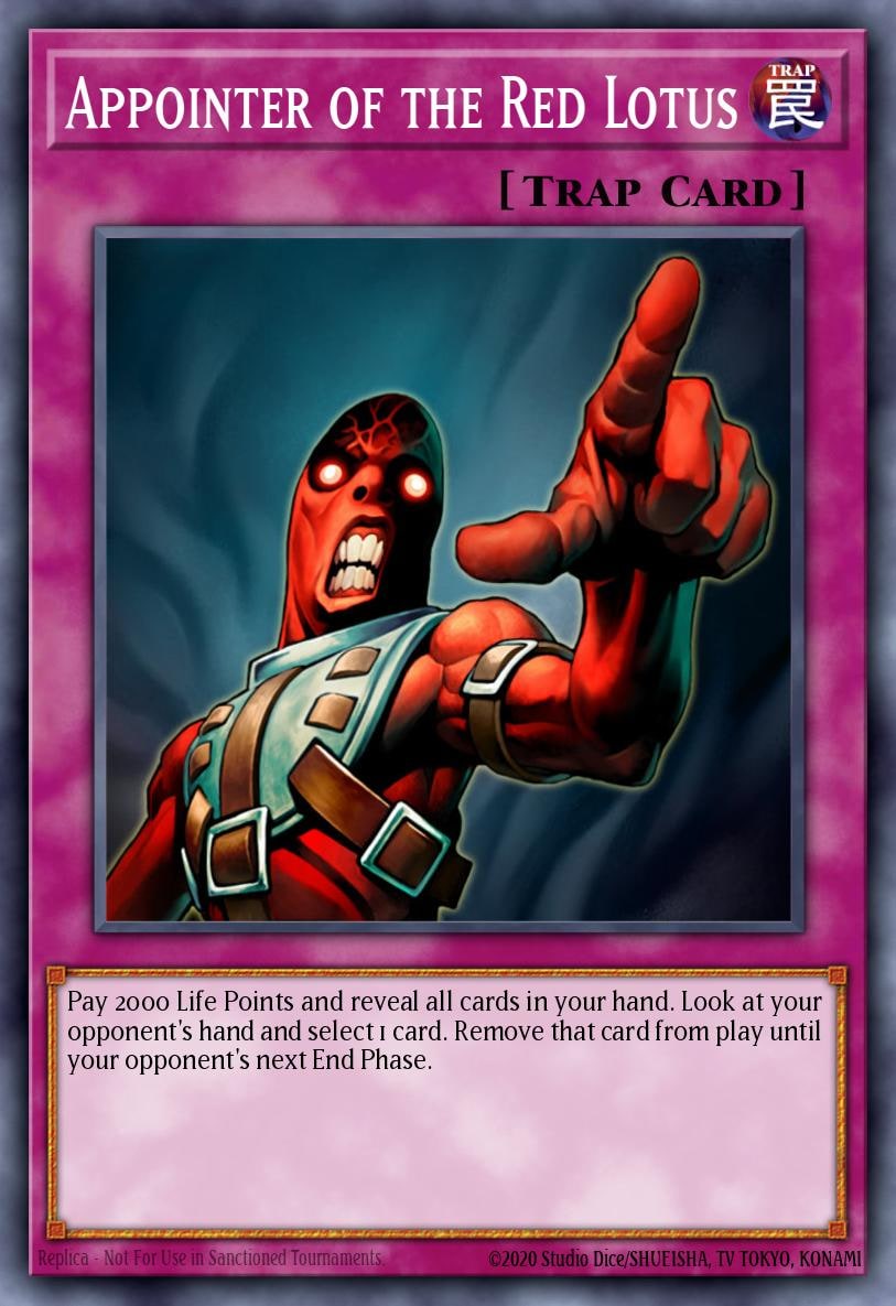 Appointer of the Red Lotus, Structure Deck: Freezing Chains SDFC-EN035