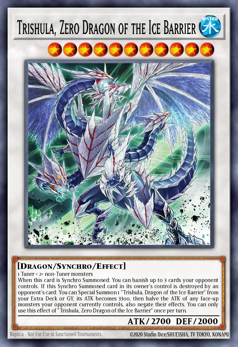 Trishula, Zero Dragon of the Ice Barrier, Structure Deck: Freezing Chains SDFC-EN041