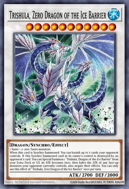 Trishula, Zero Dragon of the Ice Barrier, Structure Deck: Freezing Chains SDFC-EN041
