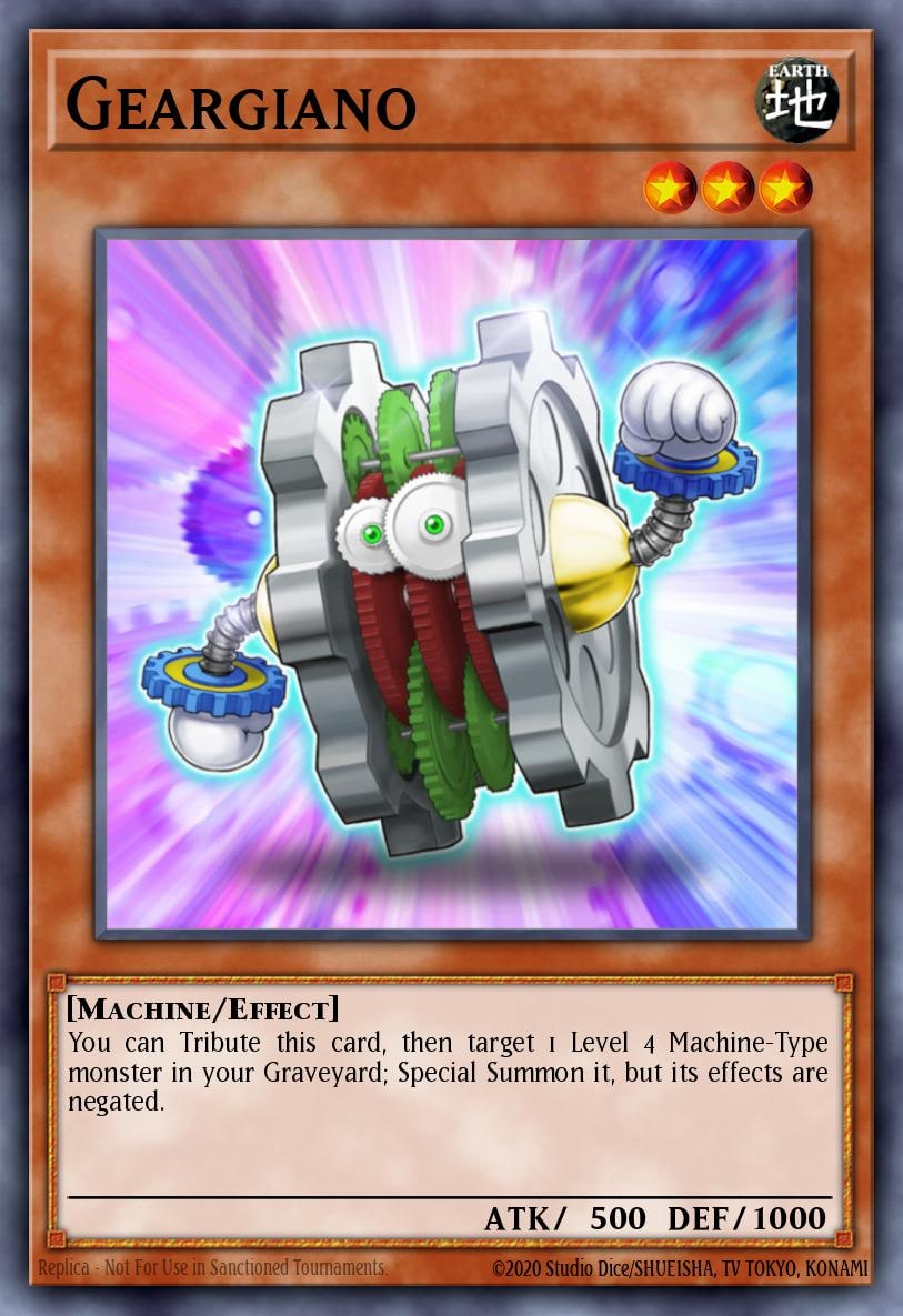 Geargiano, Structure Deck: Geargia Rampage SDGR-EN004