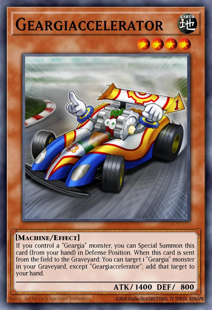 Geargiaccelerator, Structure Deck: Geargia Rampage SDGR-EN006