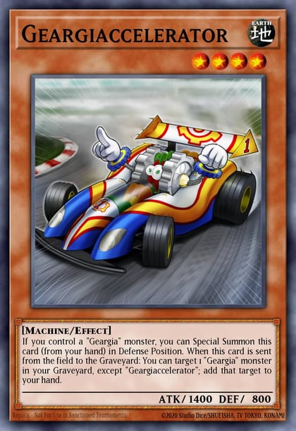 Geargiaccelerator, Structure Deck: Geargia Rampage SDGR-EN006