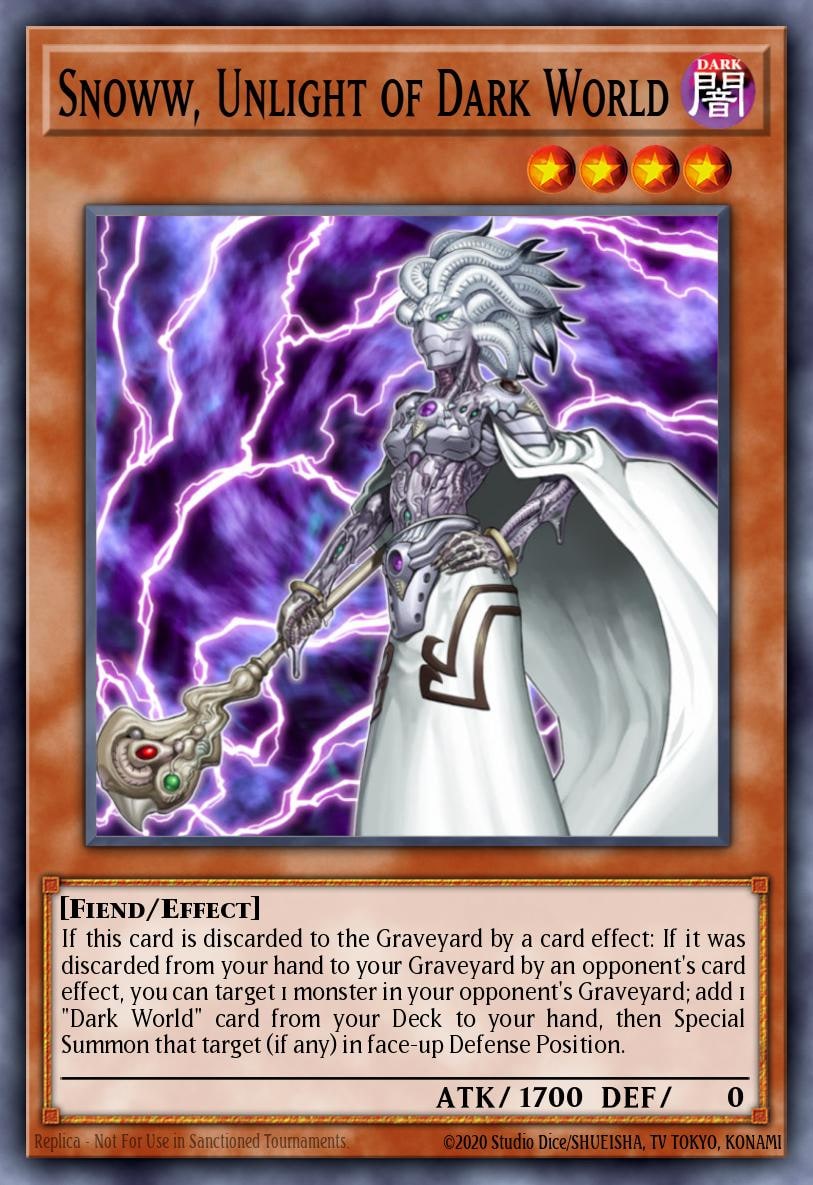 Snoww, Unlight of Dark World, Structure Deck: Gates of the Underworld SDGU-EN002