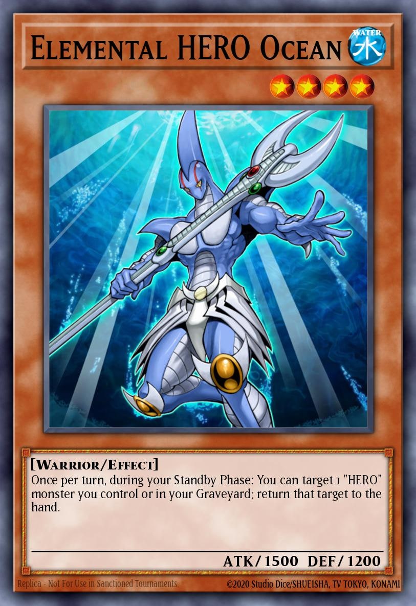 Elemental HERO Ocean, Structure Deck: HERO Strike SDHS-EN002