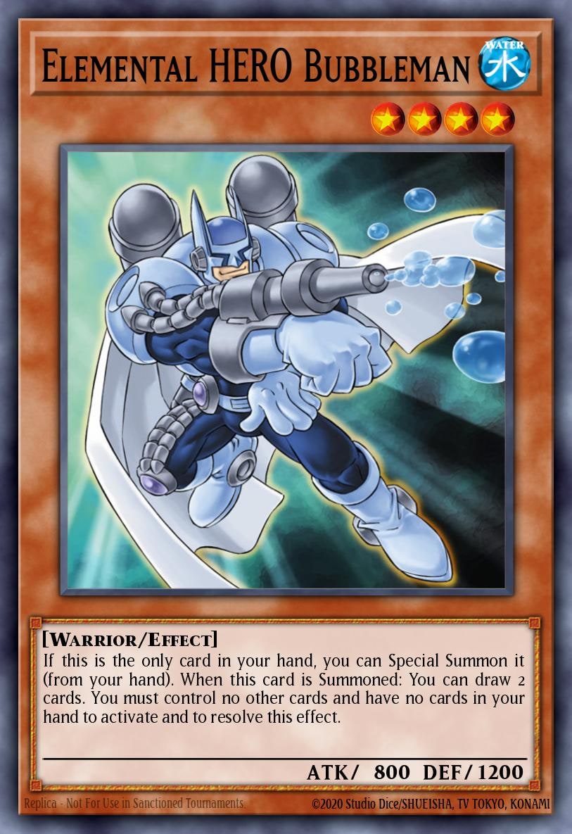 Elemental HERO Bubbleman, Structure Deck: HERO Strike SDHS-EN012
