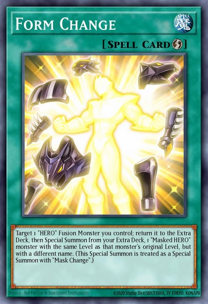 Form Change, Structure Deck: HERO Strike SDHS-EN020