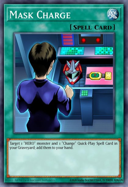 Mask Charge, Structure Deck: HERO Strike SDHS-EN021