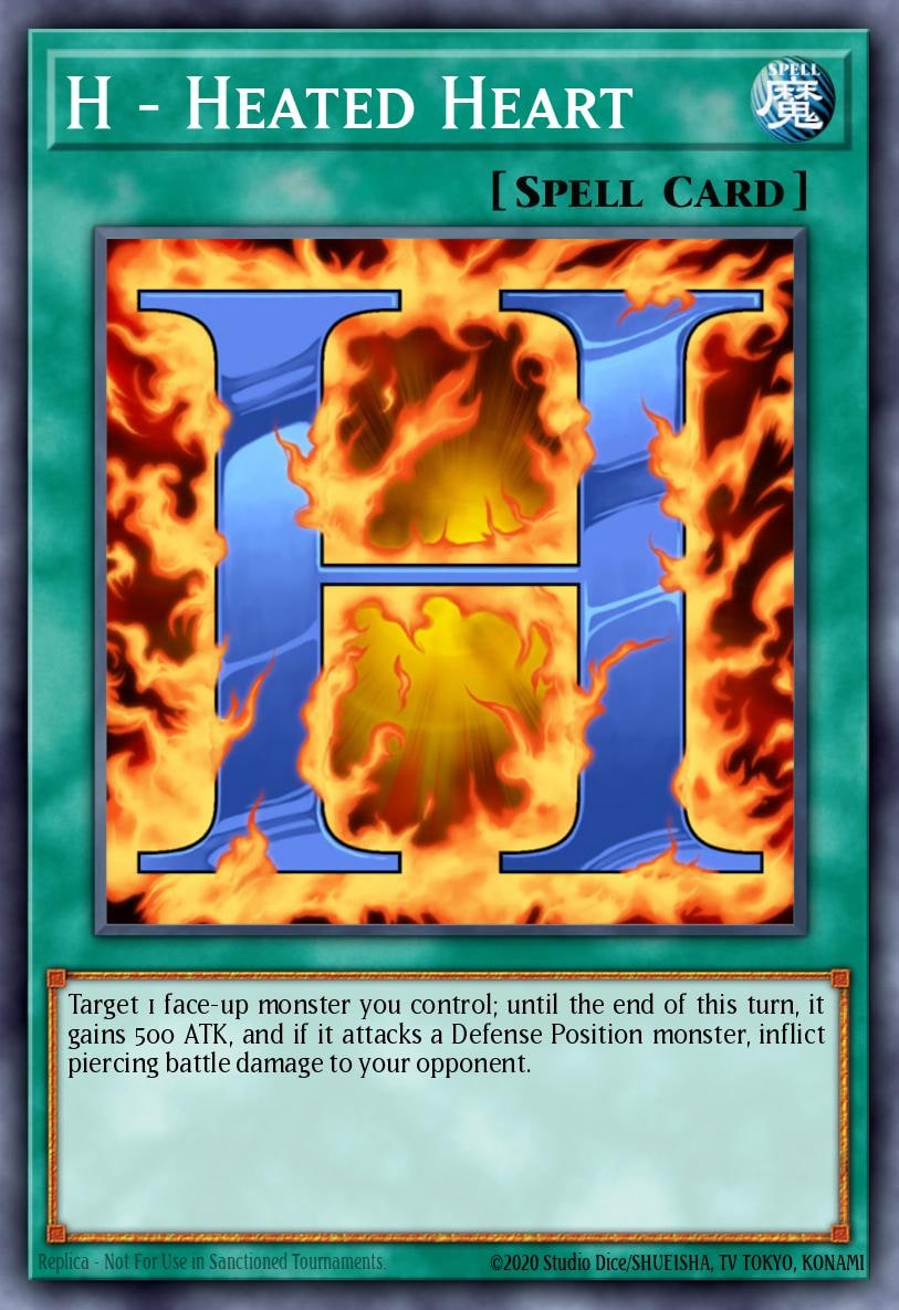 H - Heated Heart, Structure Deck: HERO Strike SDHS-EN028