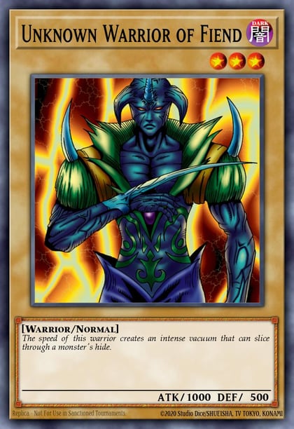 Unknown Warrior of Fiend, Starter Deck: Kaiba SDK-017