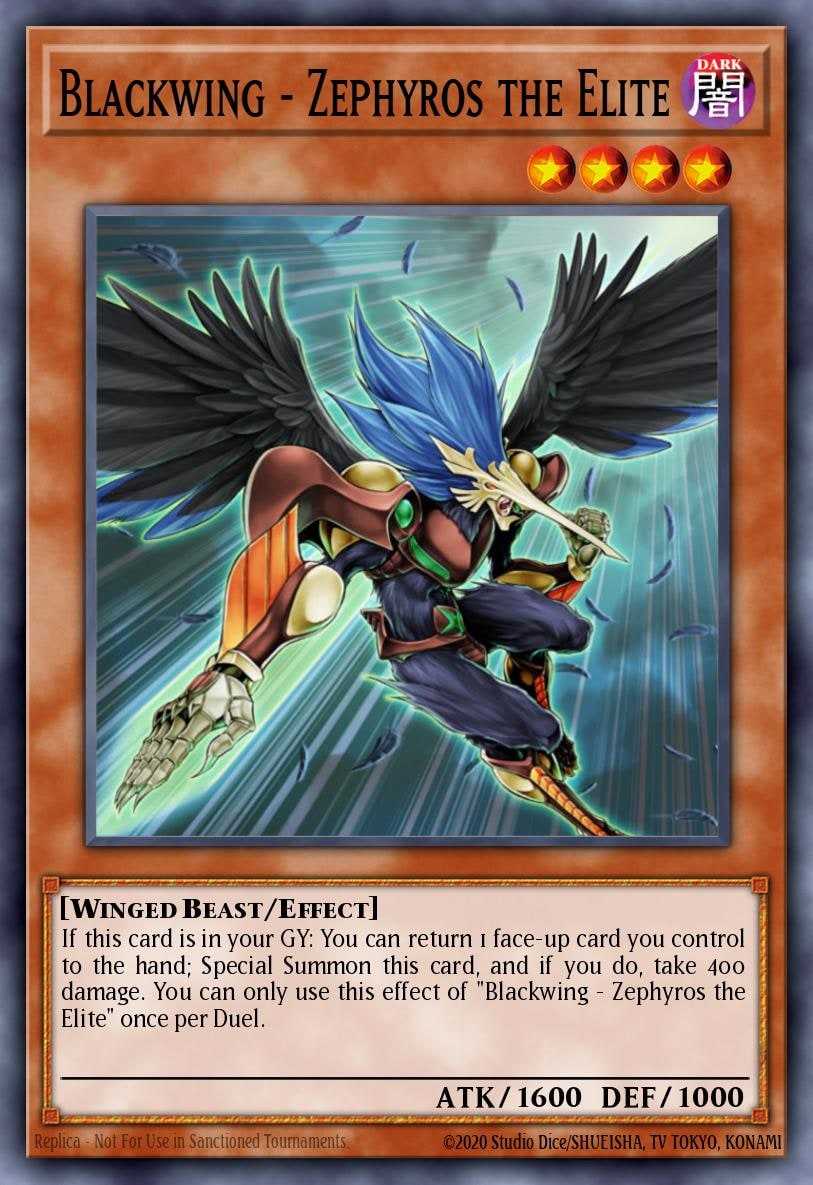 Blackwing - Zephyros the Elite, Structure Deck: Realm of Light SDLI-EN022