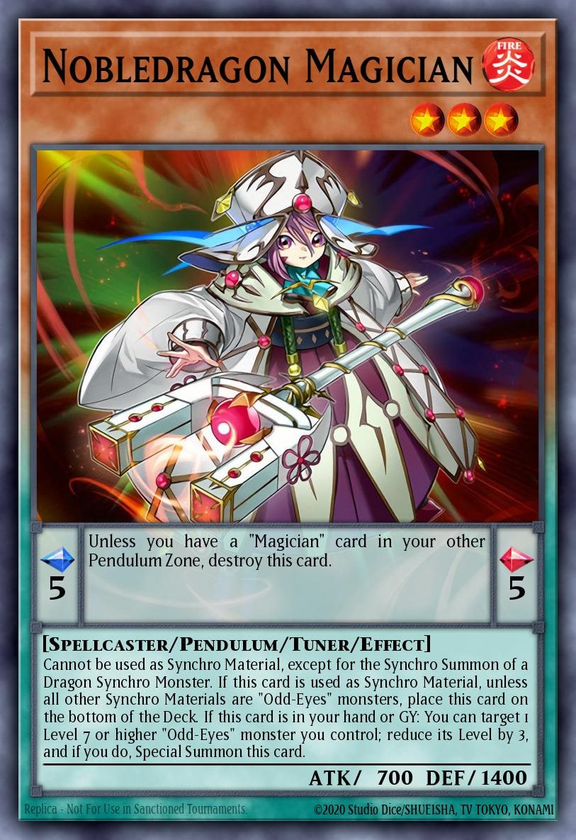 Nobledragon Magician, Structure Deck: Master of Pendulum SDMP-EN003