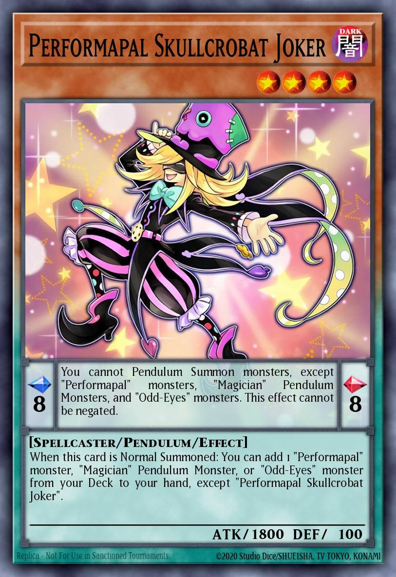 Performapal Skullcrobat Joker, Structure Deck: Master of Pendulum SDMP-EN006