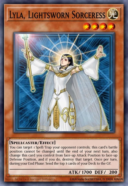 Lyla, Lightsworn Sorceress, Structure Deck: Master of Pendulum SDMP-EN016