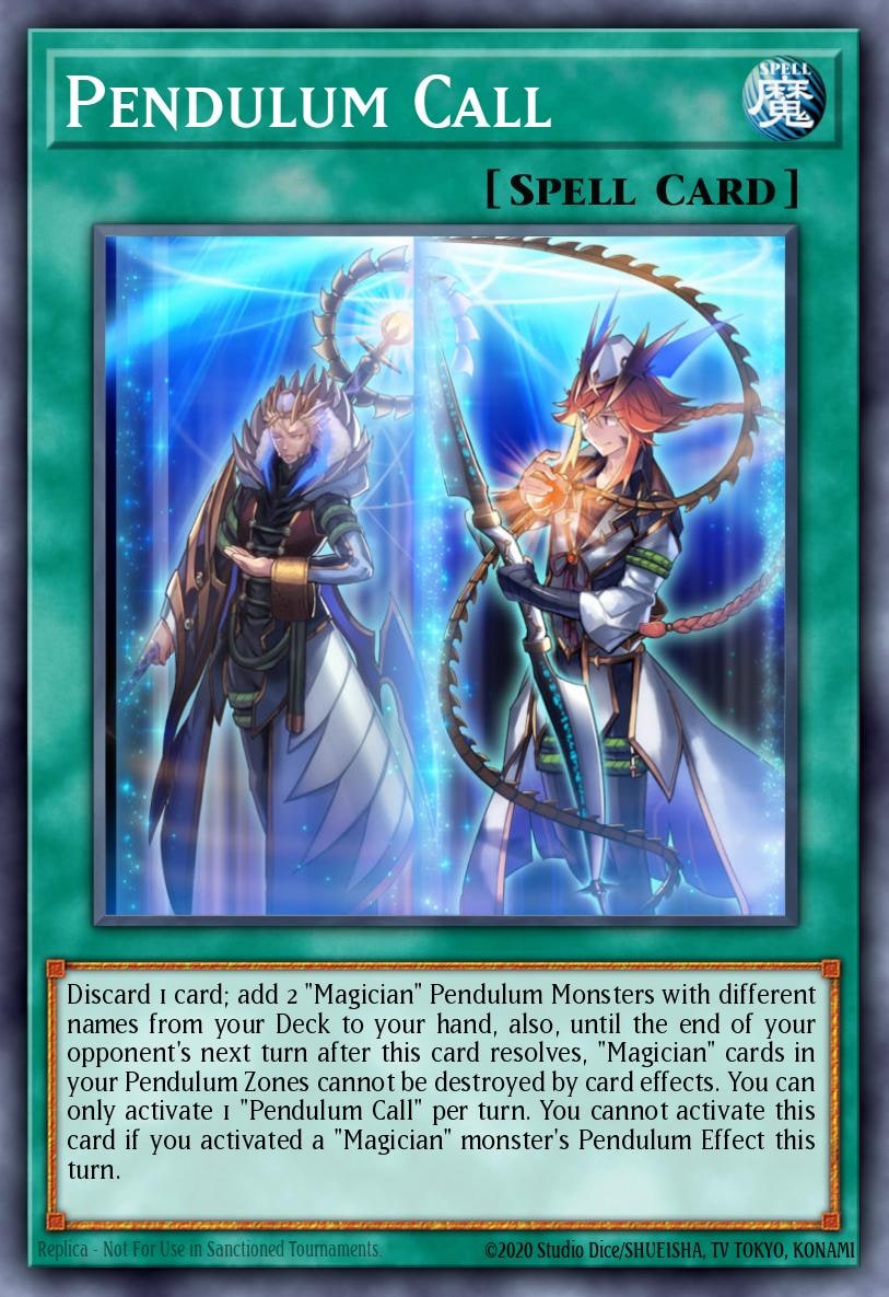 Pendulum Call, Structure Deck: Master of Pendulum SDMP-EN026