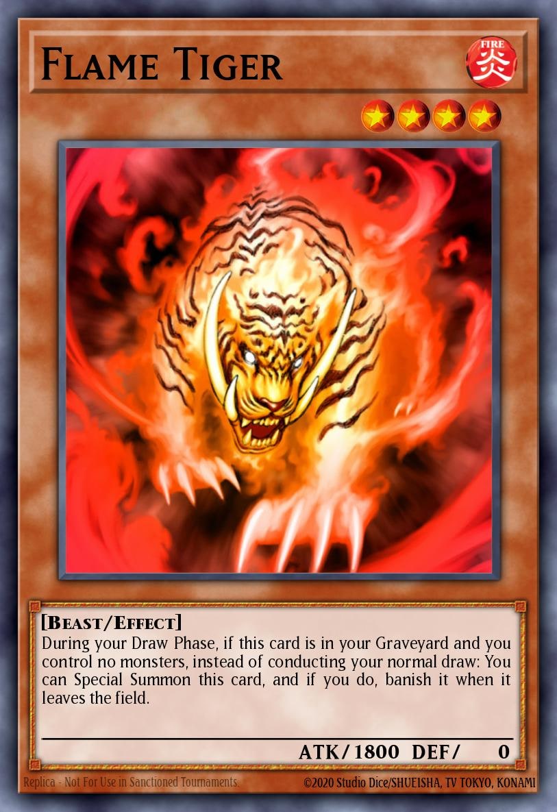 Flame Tiger, Structure Deck: Onslaught of the Fire Kings SDOK-EN019