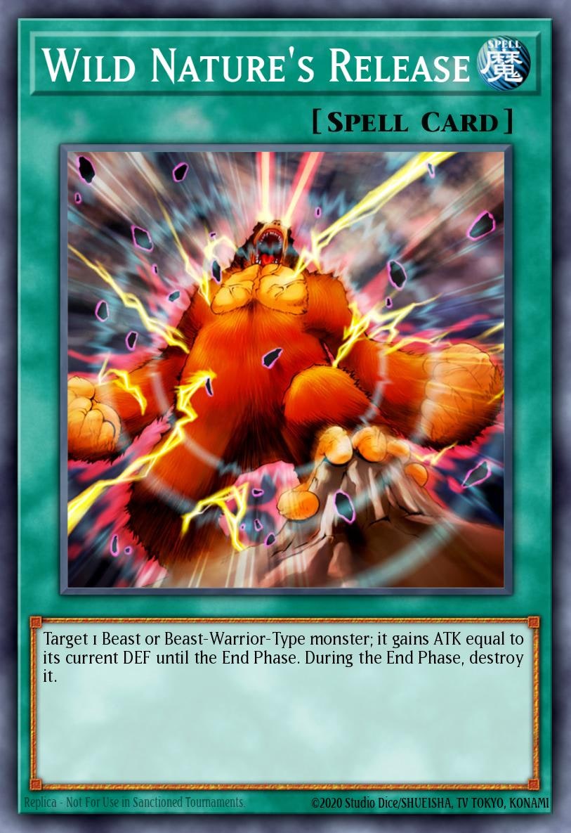 Wild Nature's Release, Structure Deck: Onslaught of the Fire Kings SDOK-EN026
