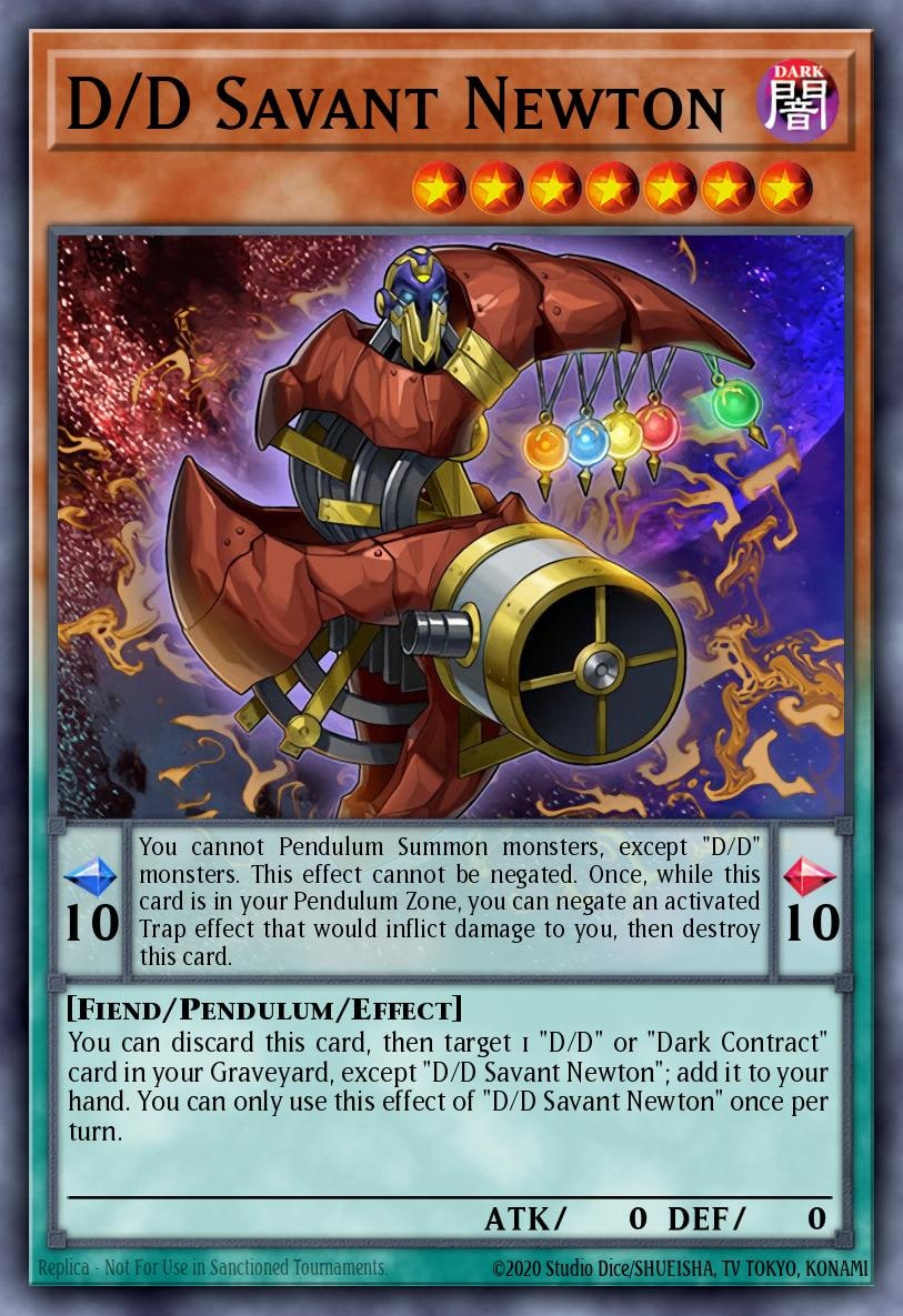 D/D Savant Newton, Structure Deck: Pendulum Domination SDPD-EN002