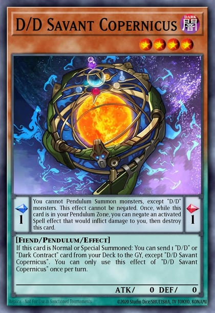 D/D Savant Copernicus, Structure Deck: Pendulum Domination SDPD-EN003