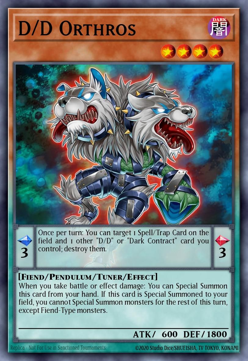D/D Orthros, Structure Deck: Pendulum Domination SDPD-EN004